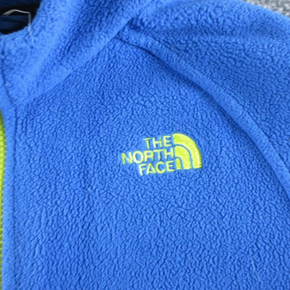 The North Face Jacket Boys Large 14/16 Blue Fleece Full Zip Outdoor‎ Hiking